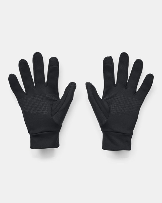Men's UA Storm Liner Printed Gloves, Black, pdpMainDesktop image number 1
